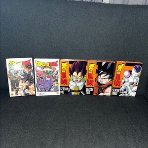 Dragon Ball Super Manga Volumes and Season 1-3 of Dragon Ball Z